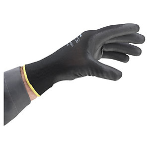 Gants de protection fins avec revêtement, maille de polyester, taille 9