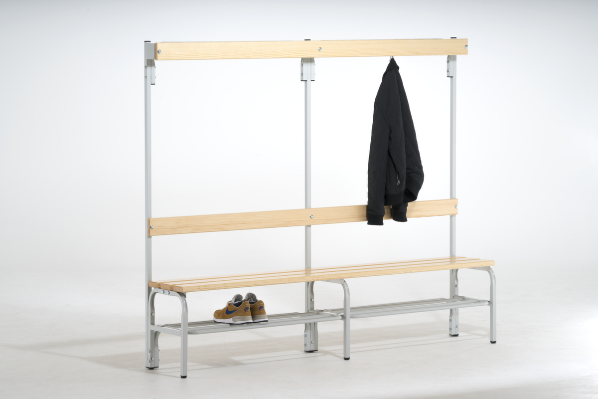 Sypro Banc vestiaire avec lames en bois  ZOOM