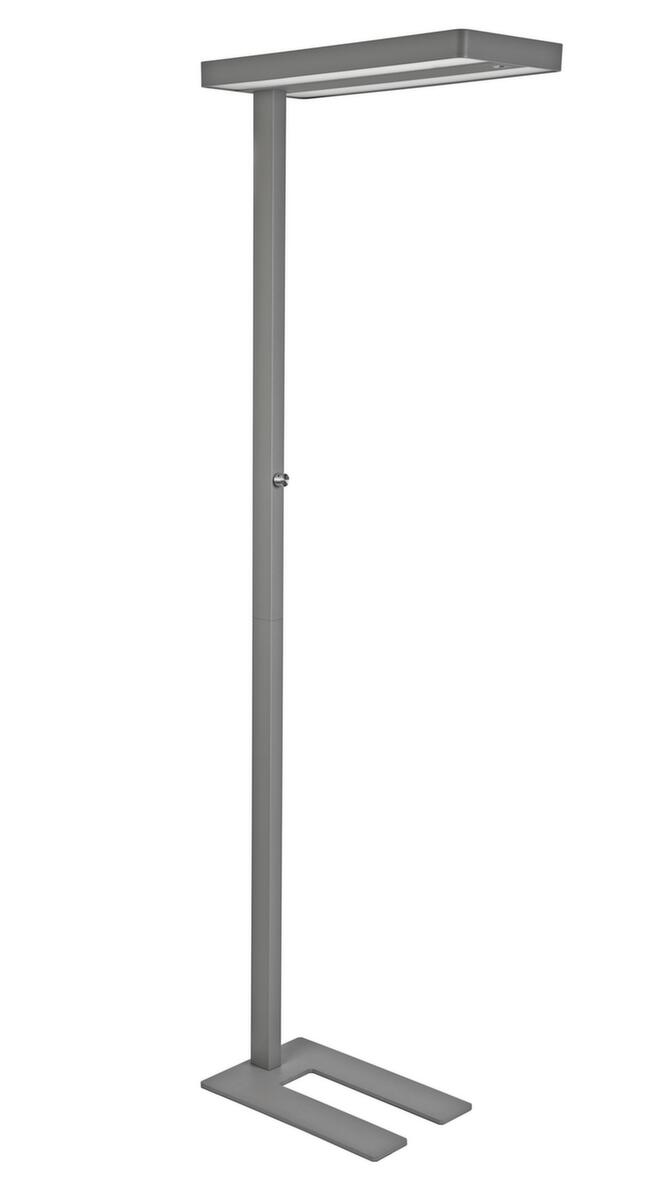 MAUL Lampadaire à DEL MAULjuvis avec capteur de mouvement et de lumière, lumière blanc neutre, argent