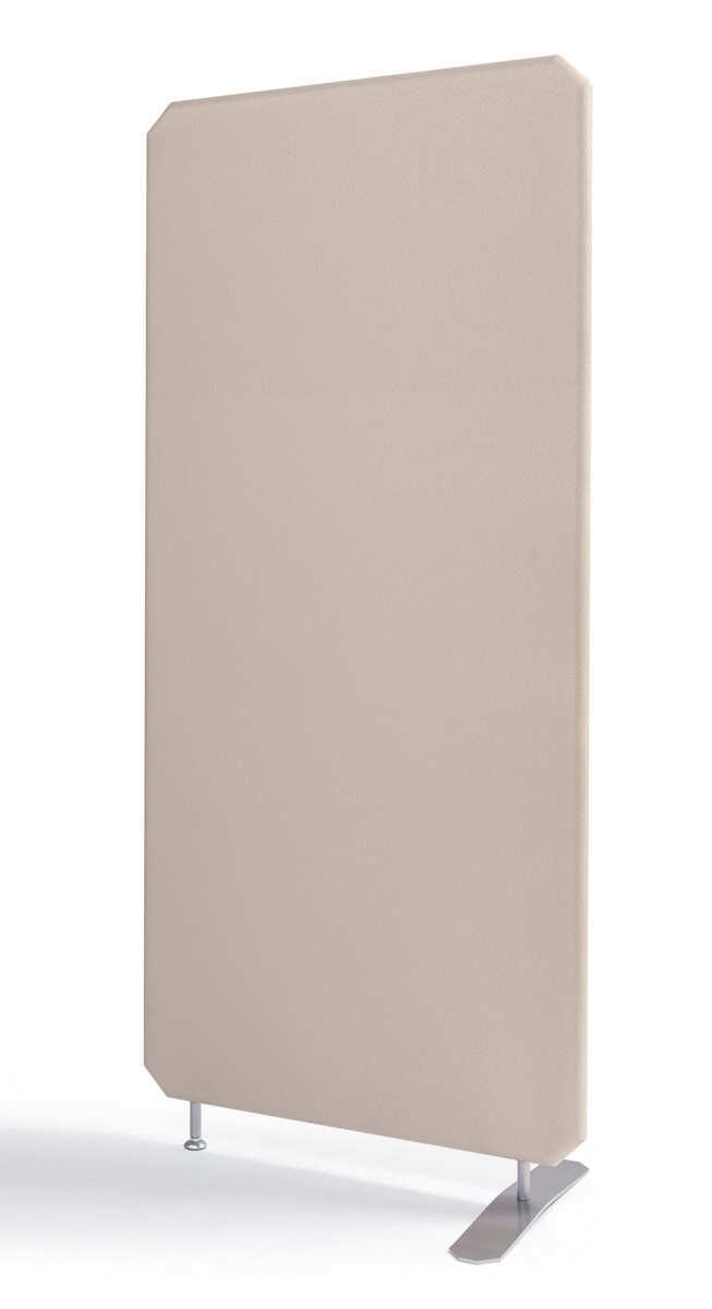 Cloison de séparation insonorisante, hauteur x largeur 1800 x 1200 mm, paroi beige