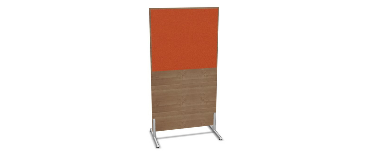 Nowy Styl Paroi de séparation E10 en bois avec revêtement en tissu, hauteur x largeur 1545 x 800 mm  ZOOM