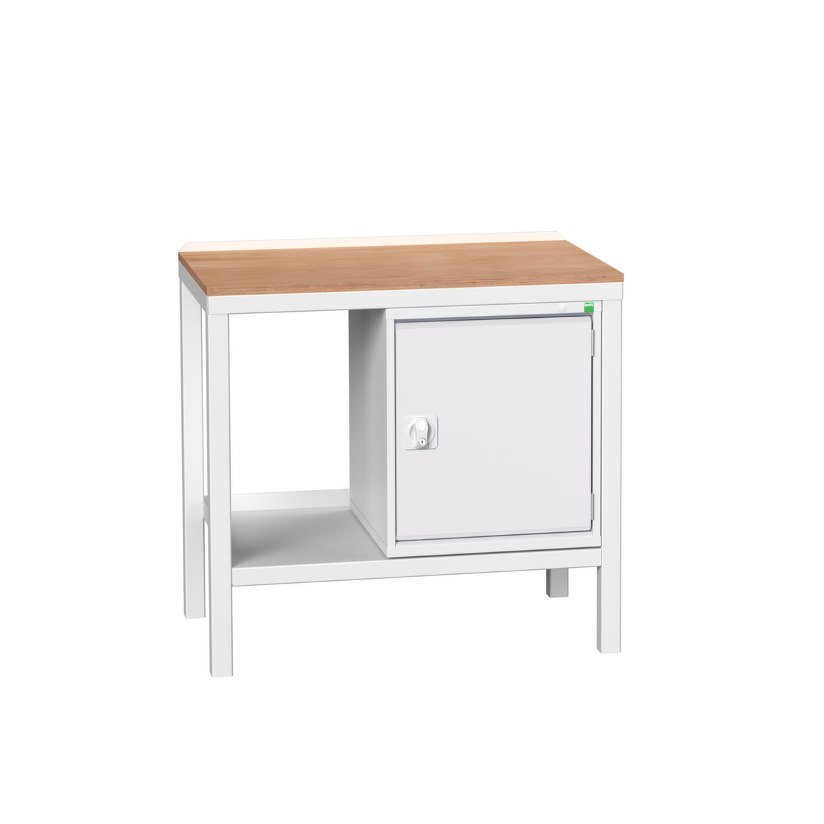 bott Établi verso, 1 armoire, 1 tablette, RAL7035 gris clair/RAL7035 gris clair