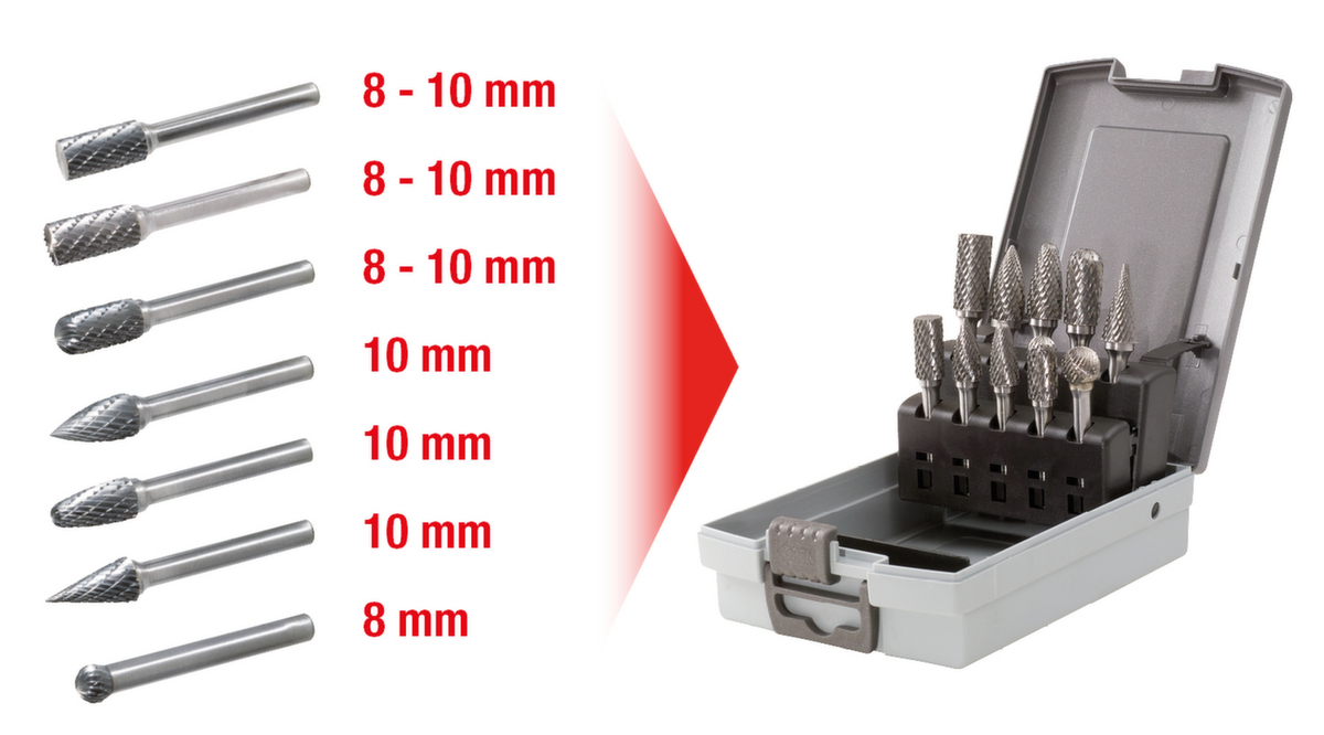 KS Tools Jeu de fraises TC  ZOOM