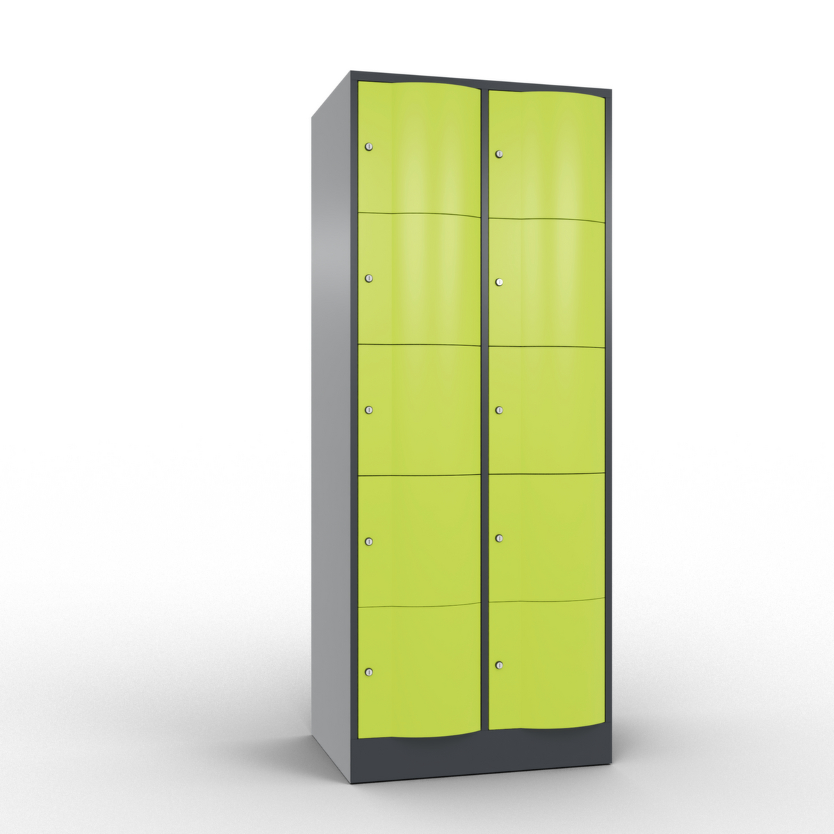 C+P armoire multicases Resisto, 10 compartiments