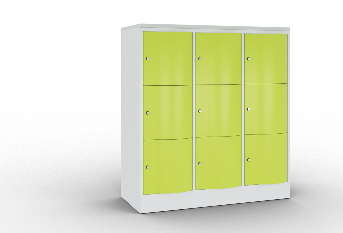 C+P armoire multicases Resisto, 9 compartiments