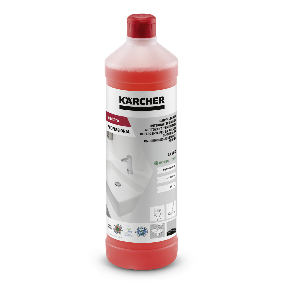 Nettoyant d'entretien sanitaire CA 20 C Kärcher 1 l  ZOOM