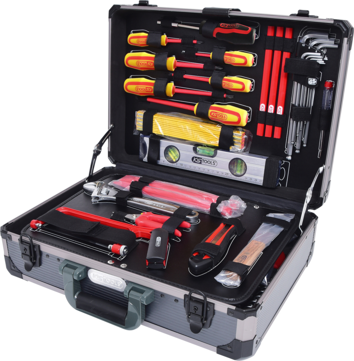 KS Tools Mallette d'outils d'électricien 1/4" + 1/2"  ZOOM
