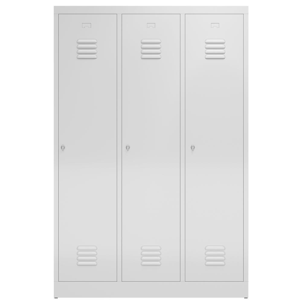 Armoire vestiaire ClassiX pour séparation noir blanc, largeur de compartiment 395 mm  ZOOM