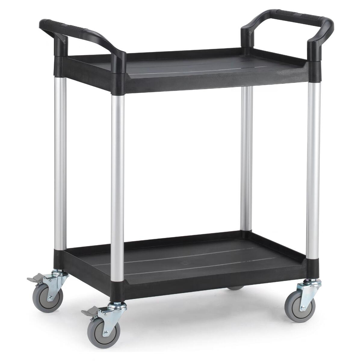 UDOBÄR Chariot à étagères plastique 793x510 mm, force 180 kg, 2 plateaux  ZOOM