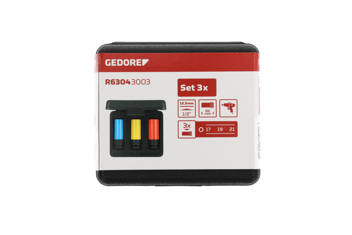 GEDORE R63043003 Jeu de douilles pour visseuses de force 1/2  ZOOM