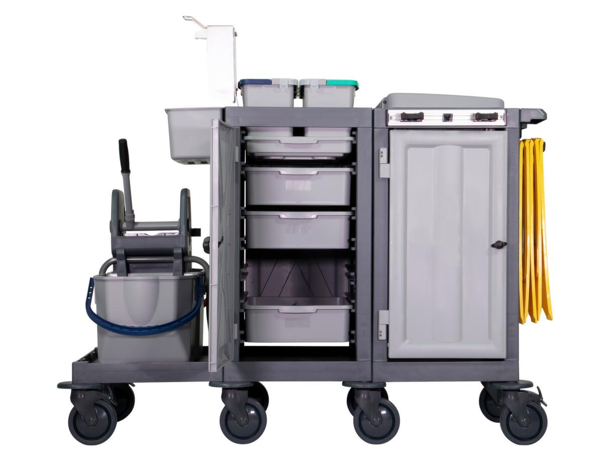 Chariot de nettoyage fermé VariX - Press, 4x6 l seau  ZOOM