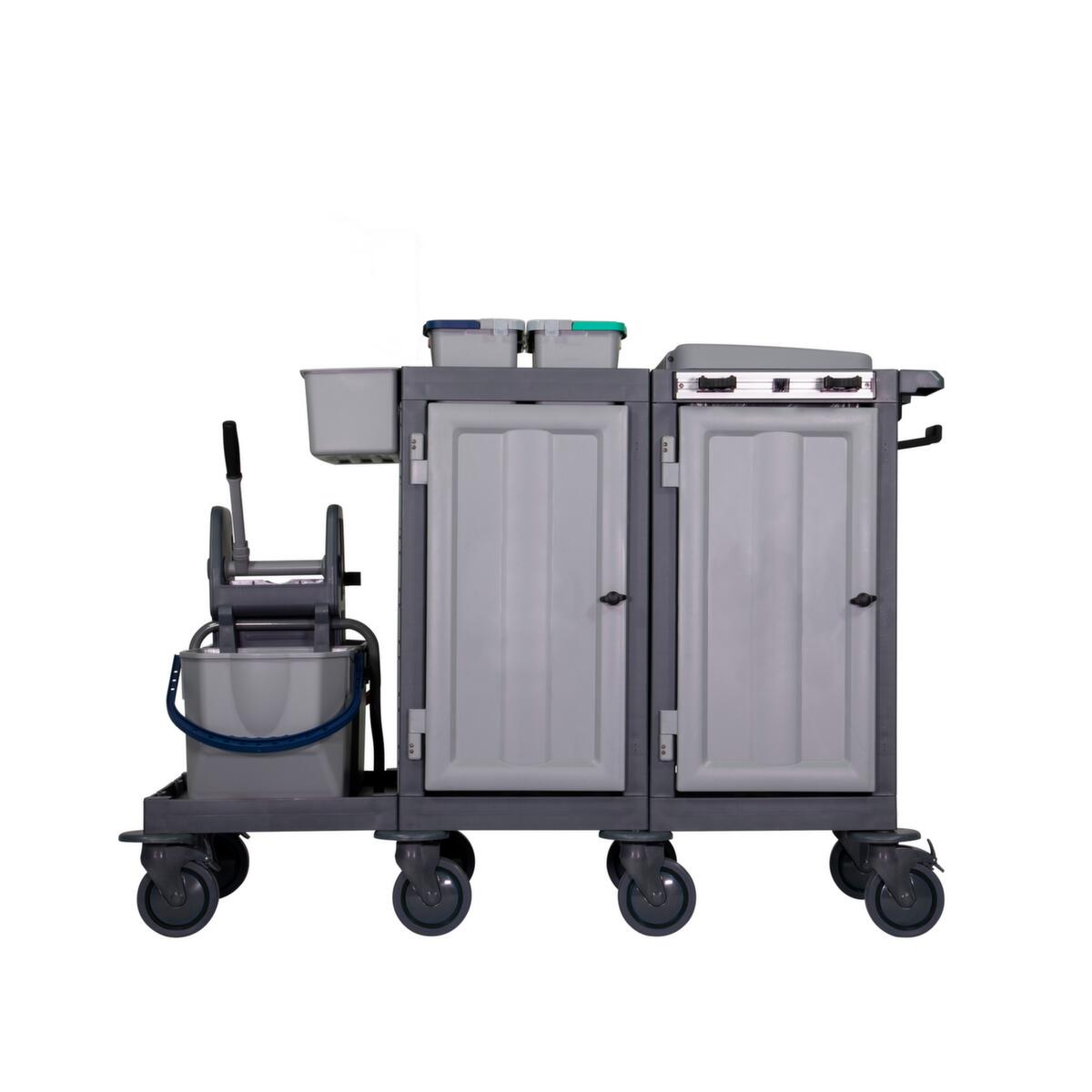 Chariot de nettoyage fermé VariX - Press, 4x6 l seau