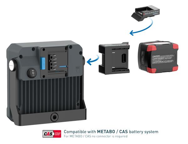 Scangrip spot projecteur VEGA 2 CONNECT avec trépied  ZOOM