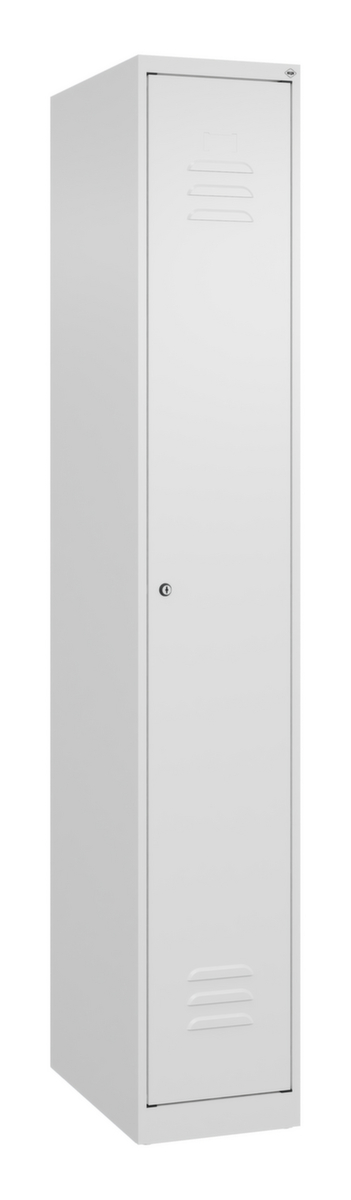 C+P Armoire vestiaire Classic Plus pour une séparation en noir et blanc, largeur de compartiment 300 mm