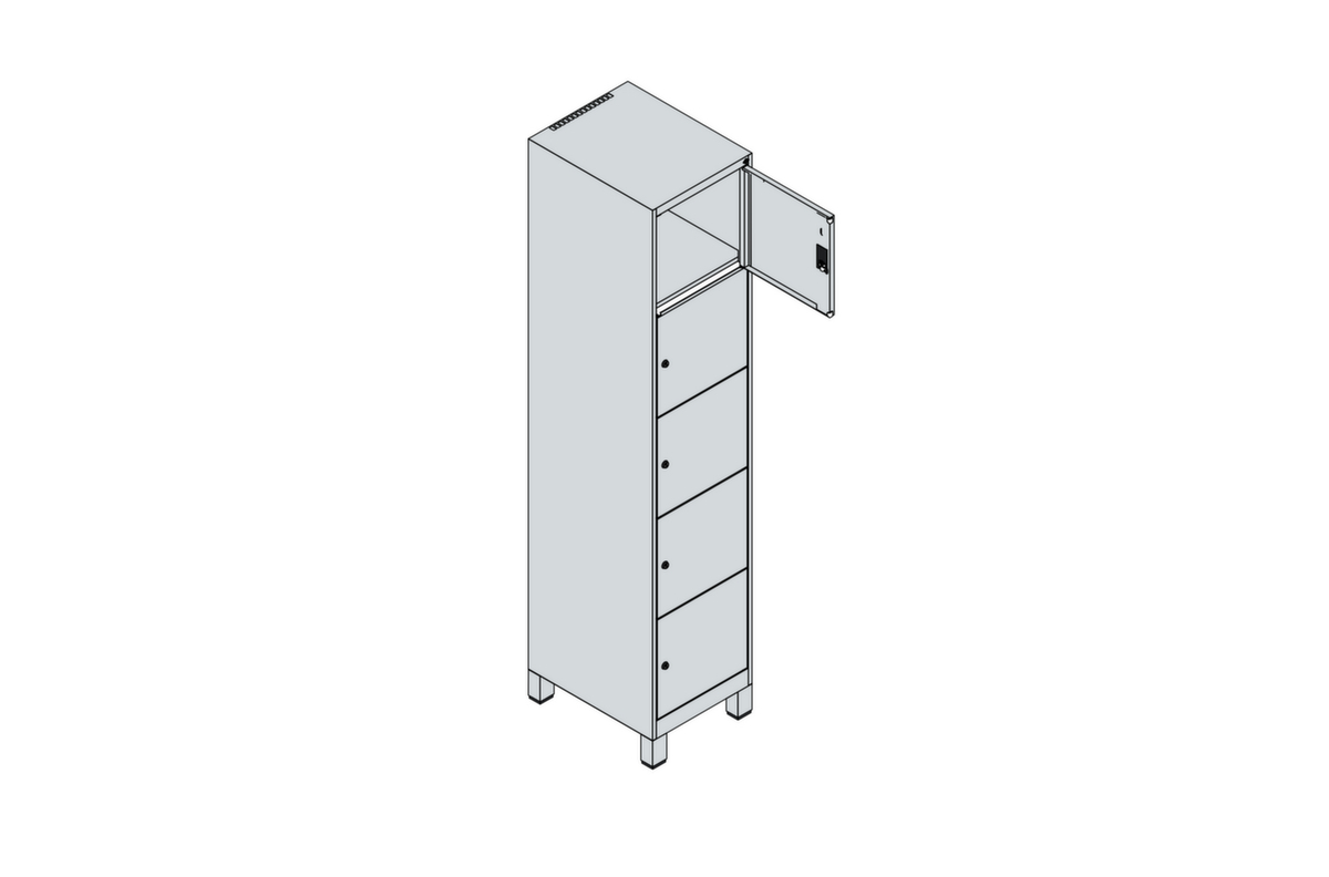 C+P armoire multicases Classic Plus, 5 compartiments  ZOOM