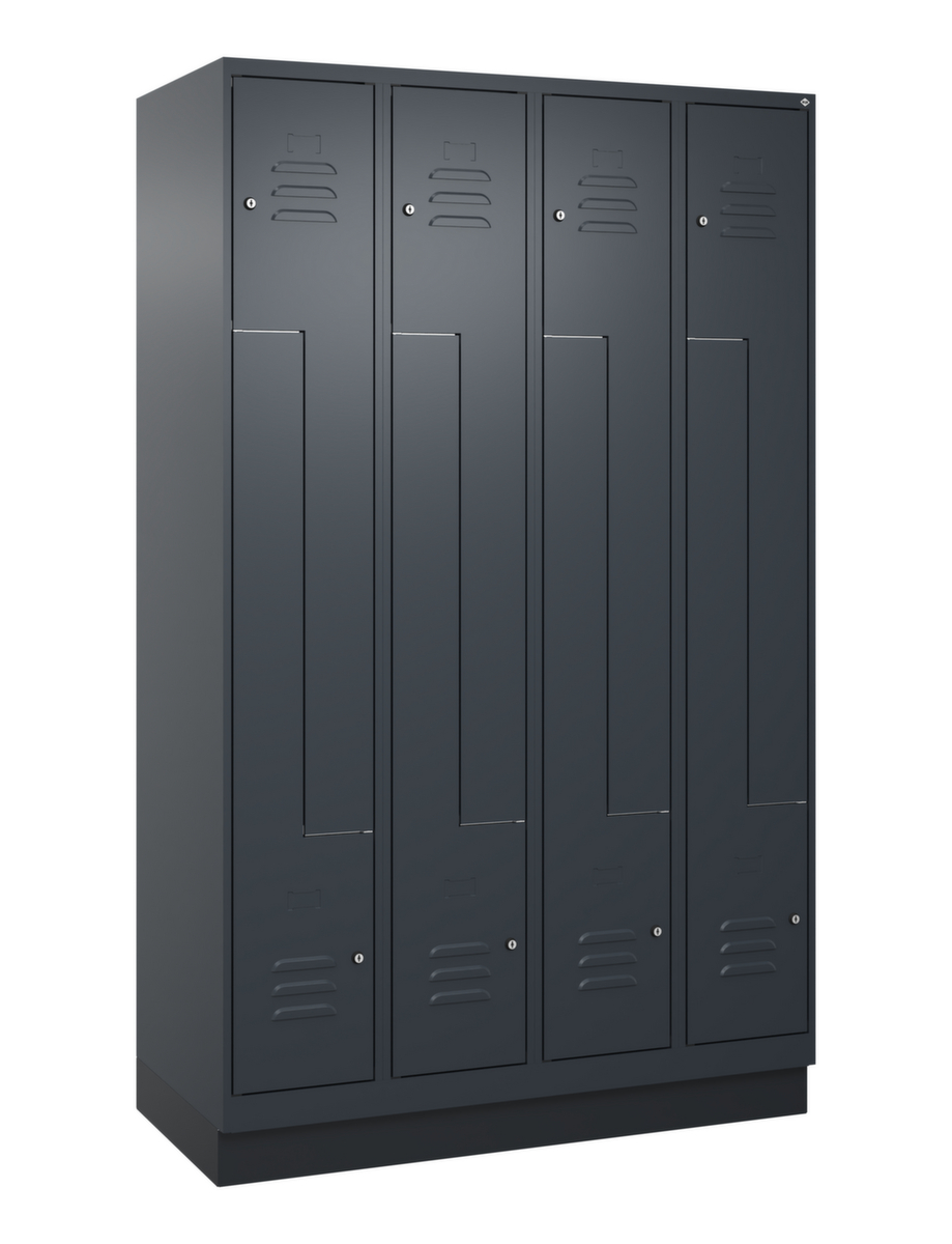 C+P Armoire vestiaire Z Classic Plus, largeur de compartiment 150/300 mm