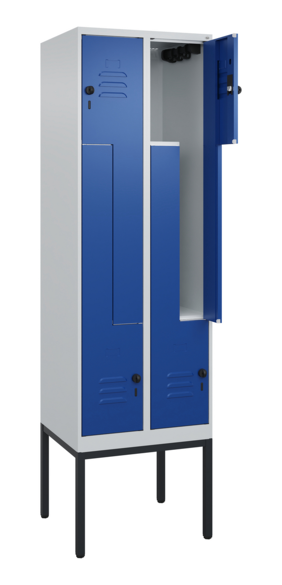 C+P Armoire vestiaire Z Classic Plus, largeur de compartiment 150/300 mm  ZOOM