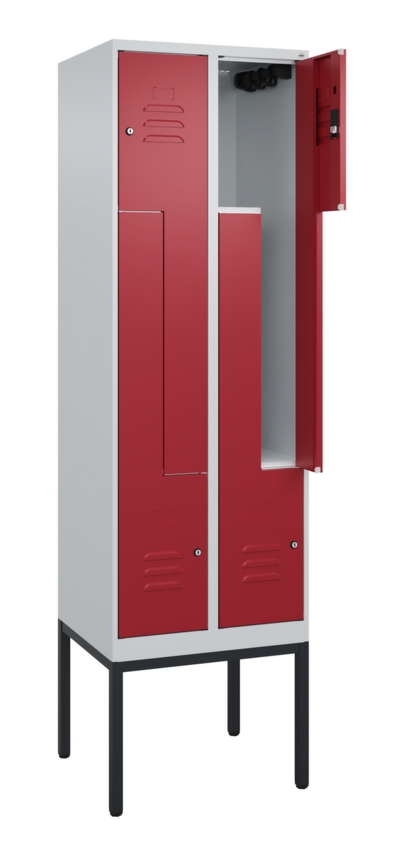 C+P Armoire vestiaire Z Classic Plus, largeur de compartiment 150/300 mm  ZOOM