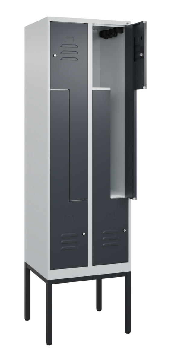 C+P Armoire vestiaire Z Classic Plus, largeur de compartiment 150/300 mm  ZOOM