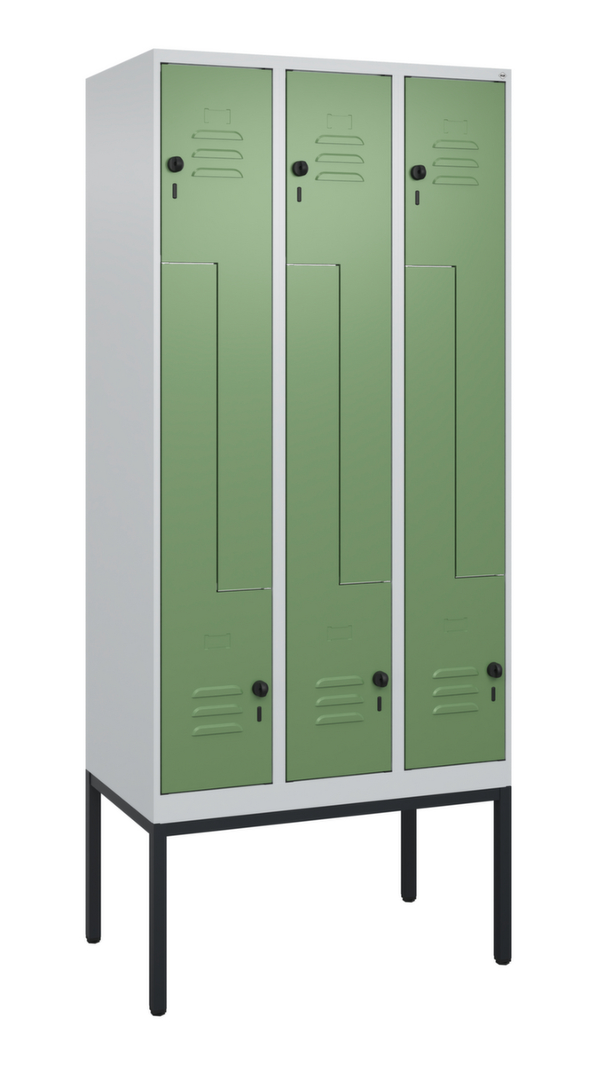 C+P Armoire vestiaire Z Classic Plus, largeur de compartiment 150/300 mm