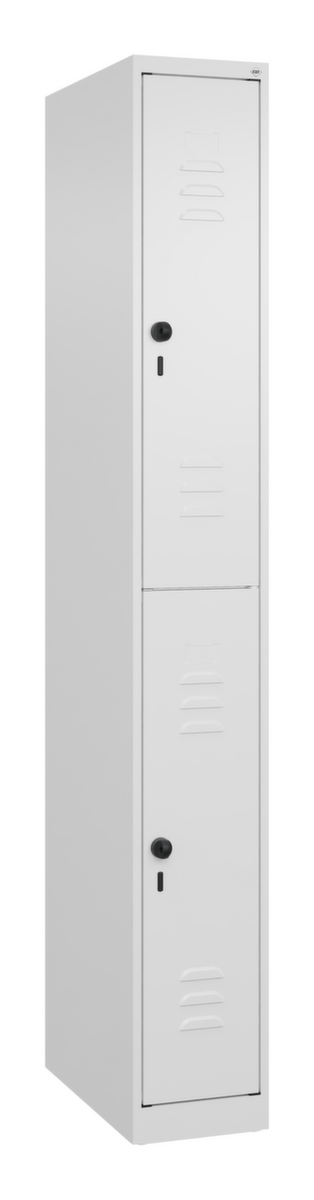 C+P Armoire vestiaire à deux niveaux Classic Plus, largeur de compartiment 250 mm