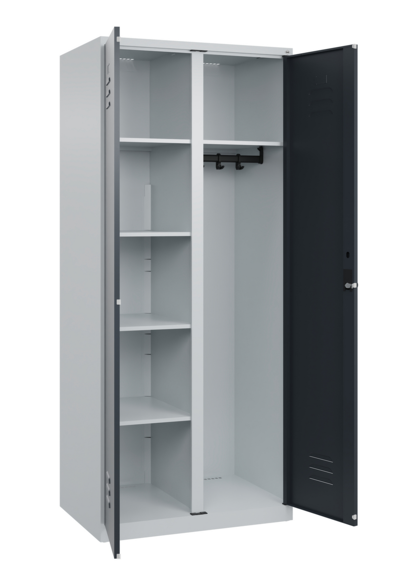 C+P Armoire de distribution de linge Classic Plus, largeur de compartiment 400 mm  ZOOM