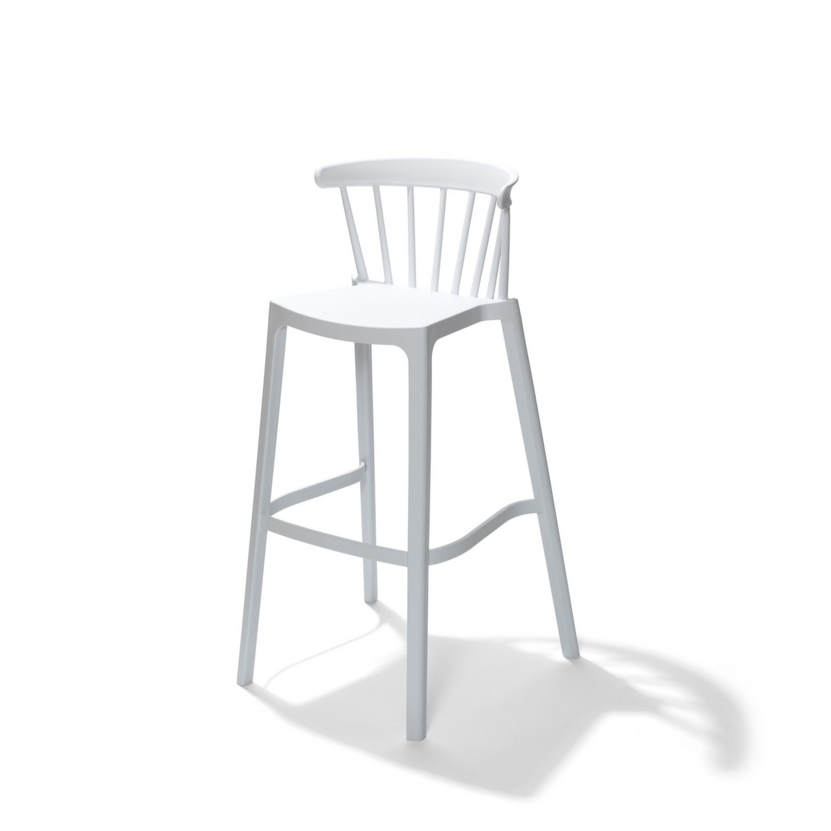 VEBA Tabouret de bar Essentials Windson, assise blanc  ZOOM