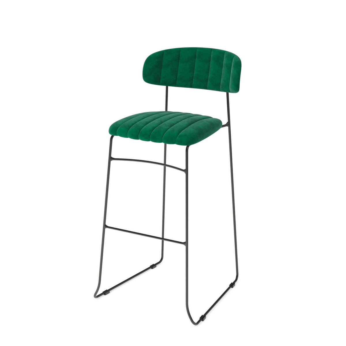 VEBA Tabouret de bar Essentials Mundo, assise vert  ZOOM