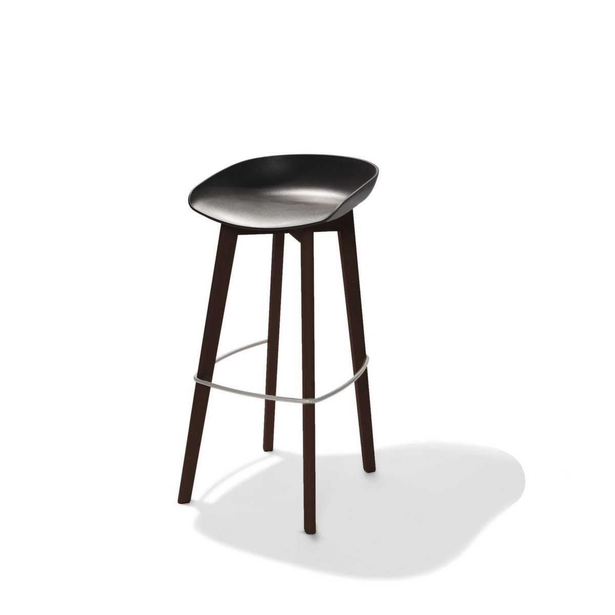 VEBA Tabouret de bar Essentials Keeve, assise noir  ZOOM