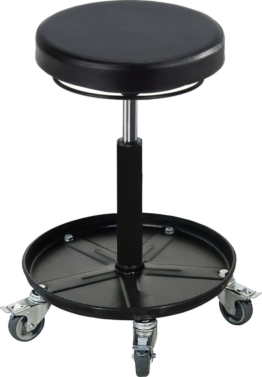 meychair Tabouret pivotant Assistent Professional A1S-TRT, assise noir, 5 roulettes avec frein  ZOOM