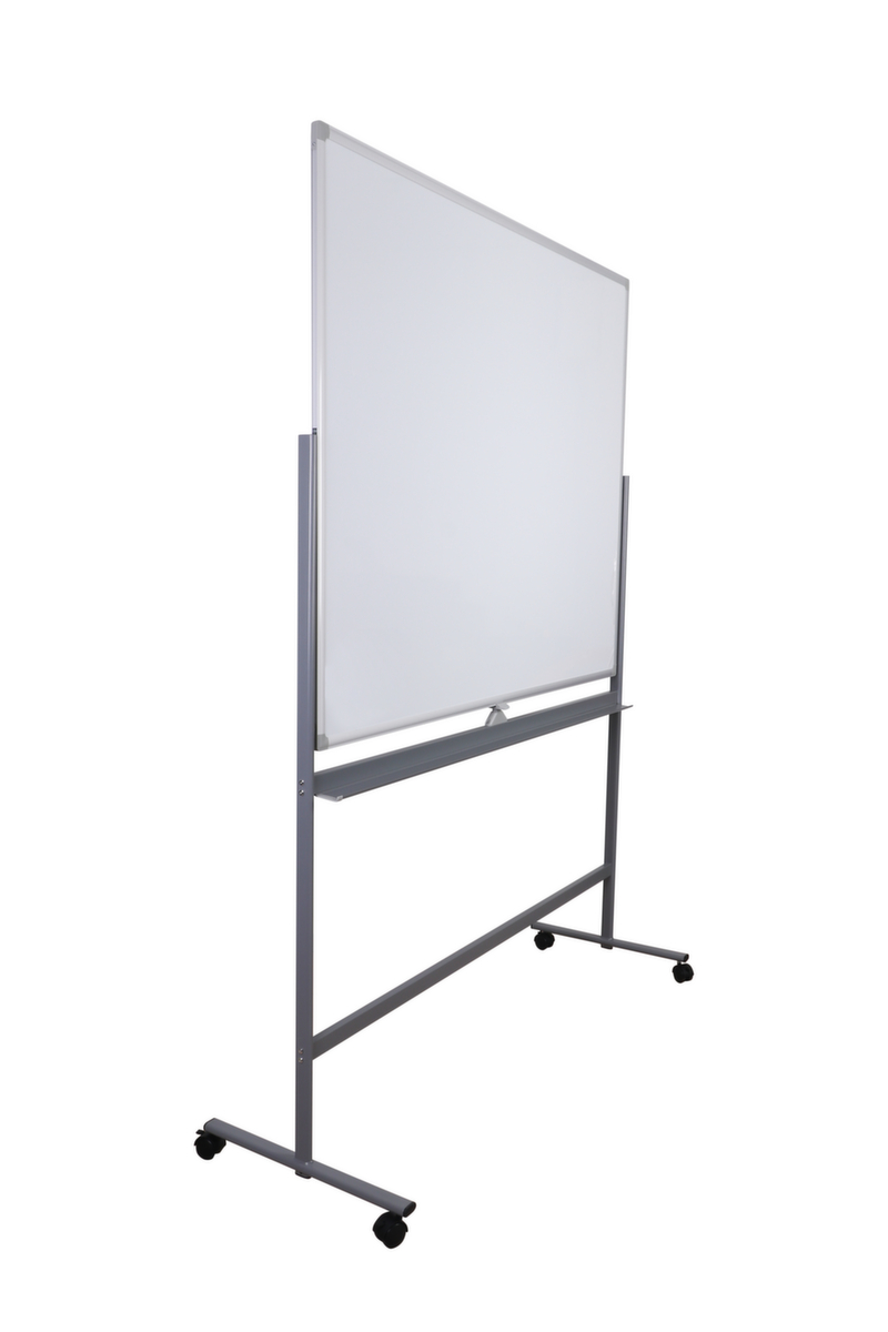 UDOBÄR Tableau blanc mobile utilisation double face avec surface d'écriture rotative, hauteur x largeur 1865 x 1280 mm  ZOOM