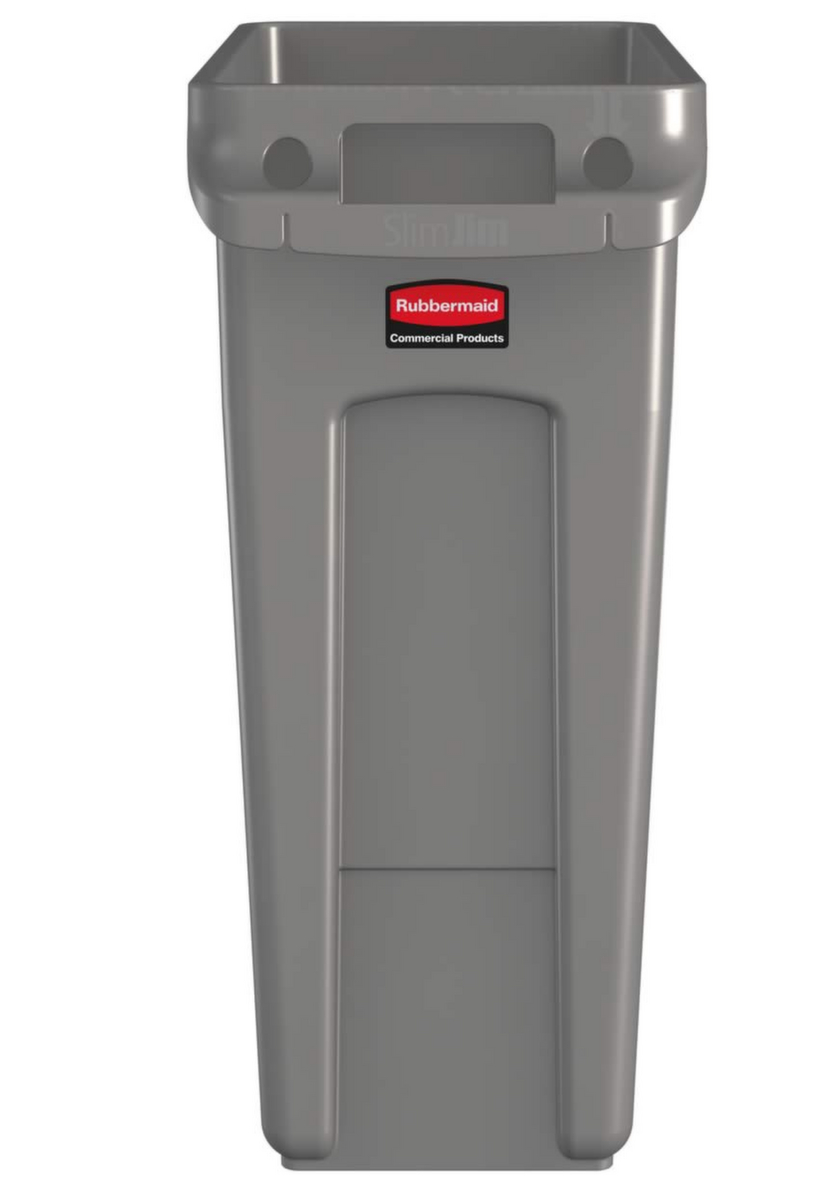 Rubbermaid Collecteur de recyclage Slim Jim® avec conduits d'air, 60 l, beige  ZOOM