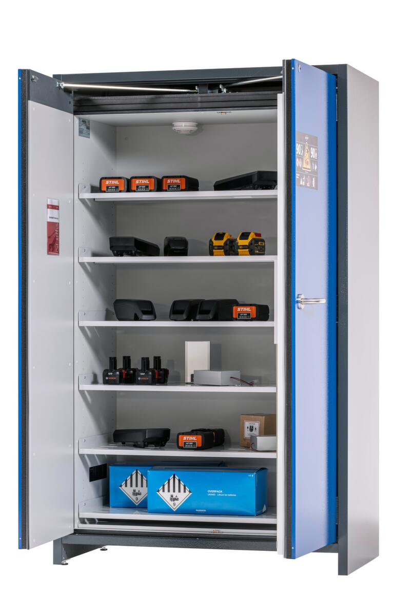 Asecos Armoire de stockage lithium-ion ION-LINE type 90, hauteur x largeur x profondeur 1953 x 1193 x 615 mm  ZOOM