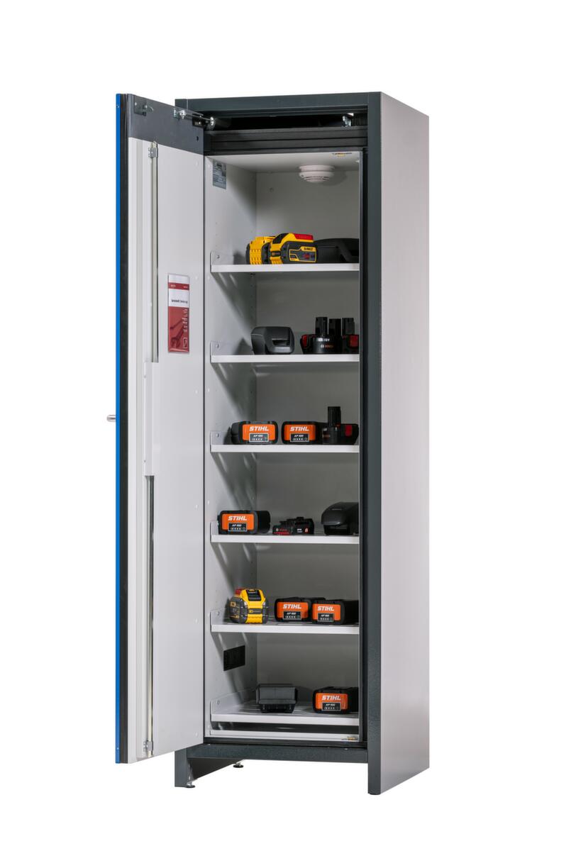 Asecos Armoire de stockage lithium-ion ION-LINE type 90, hauteur x largeur x profondeur 1953 x 599 x 615 mm  ZOOM