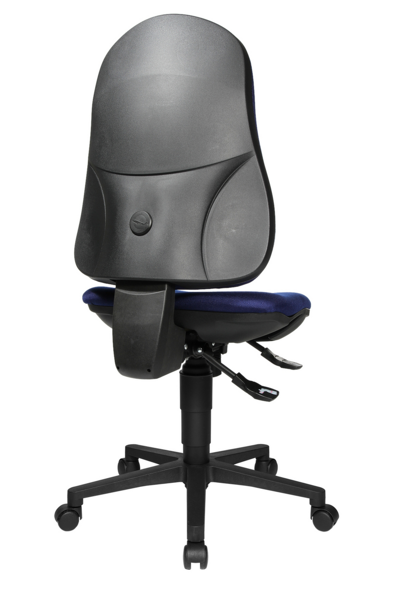 Topstar Siège de bureau pivotant Support SY avec assise ergonomique, bleu  ZOOM