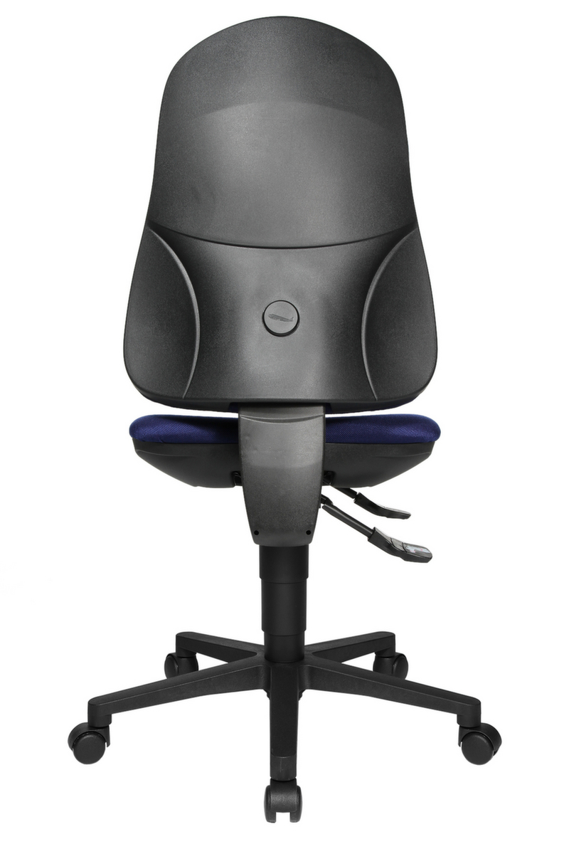 Topstar Siège de bureau pivotant Support SY avec assise ergonomique, bleu  ZOOM