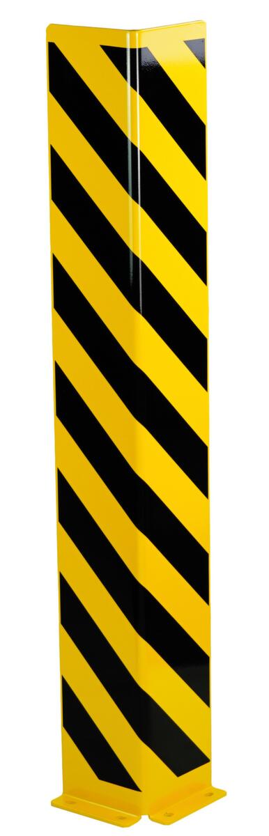 UDOBÄR Butée de protection en jaune/noir, hauteur x longueur 1200 x 160 mm