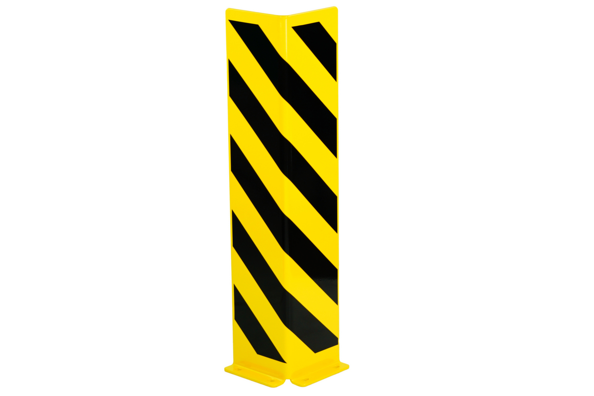 UDOBÄR Butée de protection en jaune/noir, hauteur x longueur 800 x 160 mm  ZOOM