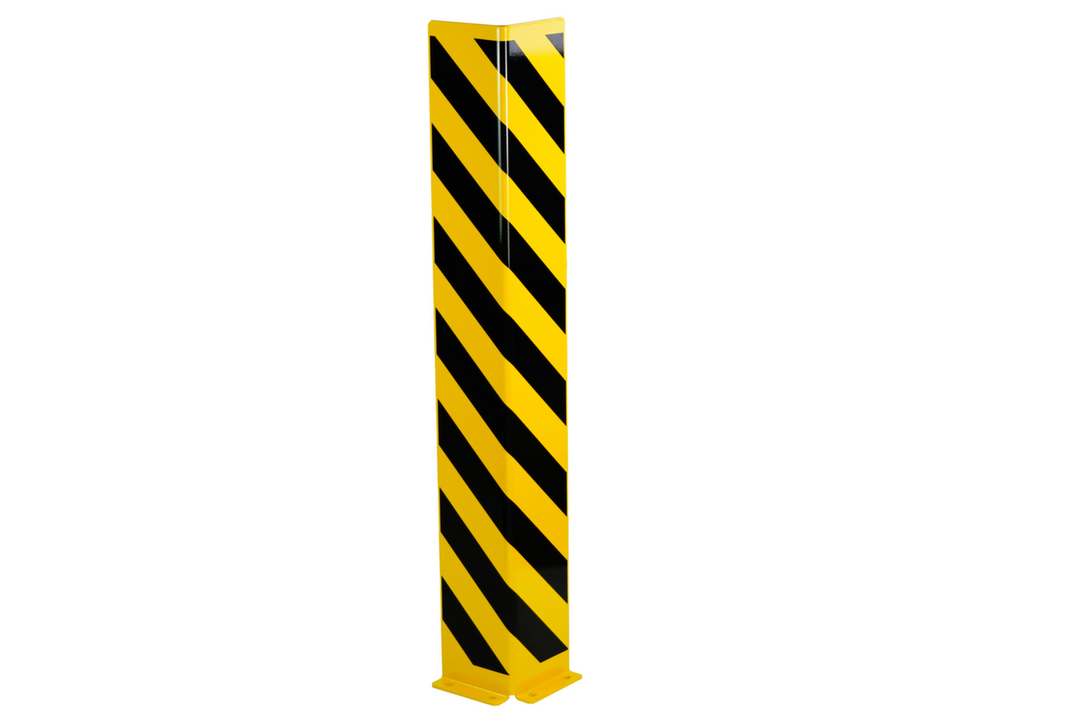 UDOBÄR Butée de protection en jaune/noir, hauteur x longueur 1200 x 160 mm  ZOOM