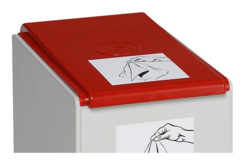 VAR Deckel für Wertstoff-Sammelbox, rot