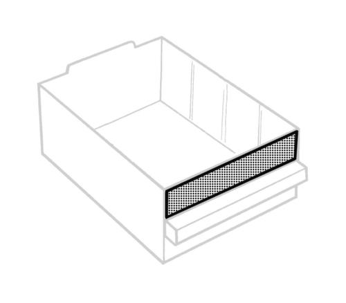 raaco Robustes Klarsichtmagazin 250/8-2 mit Metallrahmen, 8 Schublade(n), dunkelblau/transparent