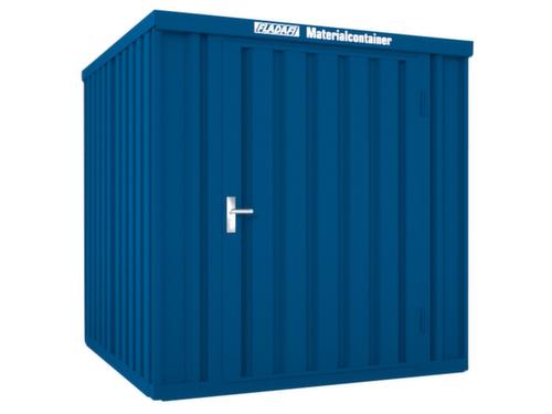 Säbu Lackierter Materialcontainer FLADAFI® mit Holzfußboden