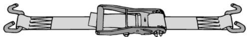 Zurrgurt, Zugkraft 5 t, Länge x Breite 8000 x 50 mm