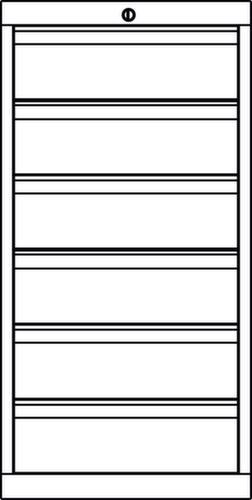 PAVOY Schubladenschrank Basis Plus, 6 Schublade(n)