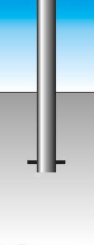 Sperrpfosten mit spitzem Kopf, Höhe 900 mm, Zum Einbetonieren