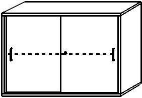 Gera Büro-Schiebetürenschrank Pro