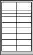 PAVOY Schubladenschrank Basis, 22 Schublade(n)