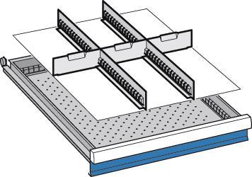 LISTA Einteilungsmaterial 564 mm