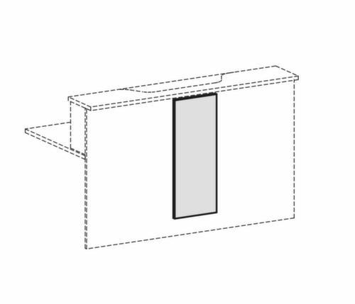 Designblende für Theke, Breite 500 mm