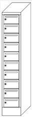 PAVOY Postverteilschrank Basis, 10 Fächer